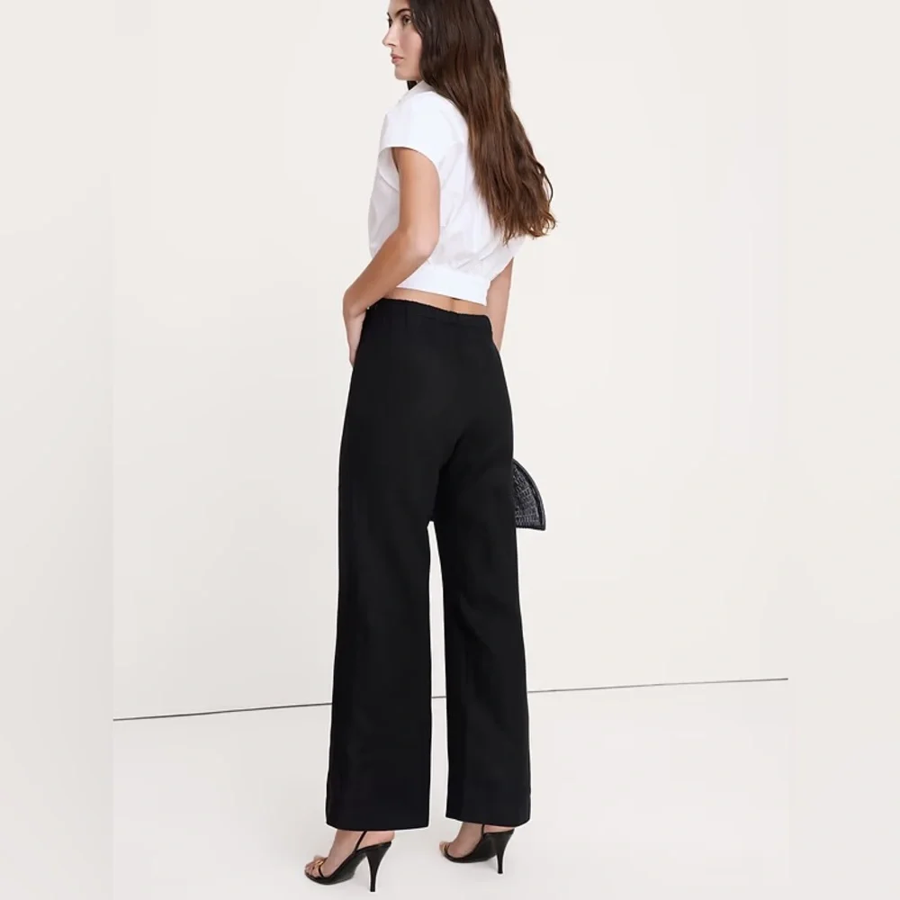 NWT! Banana Republic Mid-Rise Kick-Flare Linen Ankle Pant - 2 Petite #875194 🖤